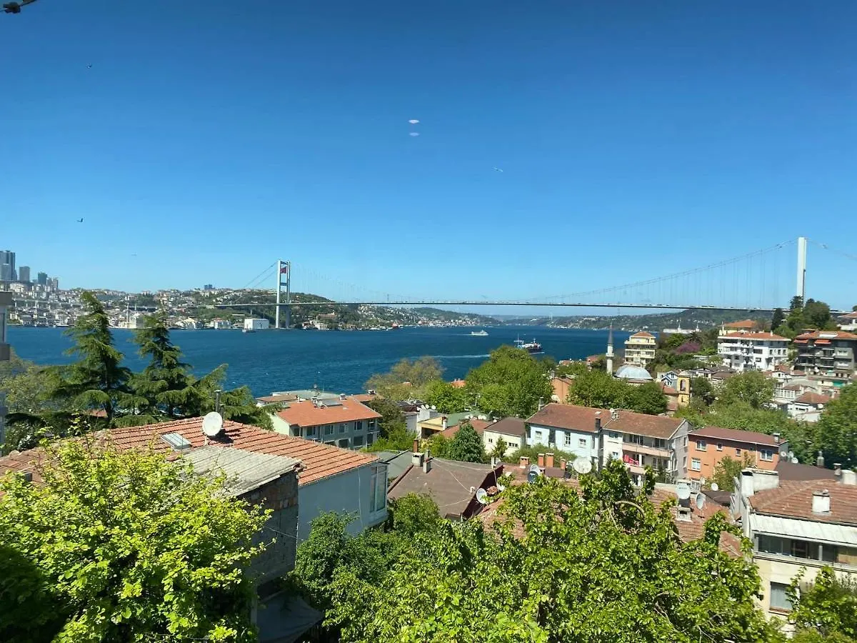 Delightful Apartment With Backyard And Bosphorus View In Uskudar İstanbul